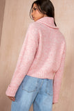 Dina Pink Chunky Knit Jumper