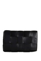 Dixie Black Woven Cross Body Bag