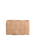 Dixie Taupe Woven Cross Body Bag