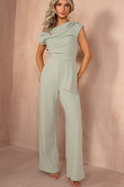 Donna Sage One Shoulder Jumpsuit
