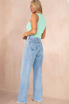 Edna Blue Wide Leg Jeans