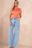 Edna Blue Wide Leg Jeans