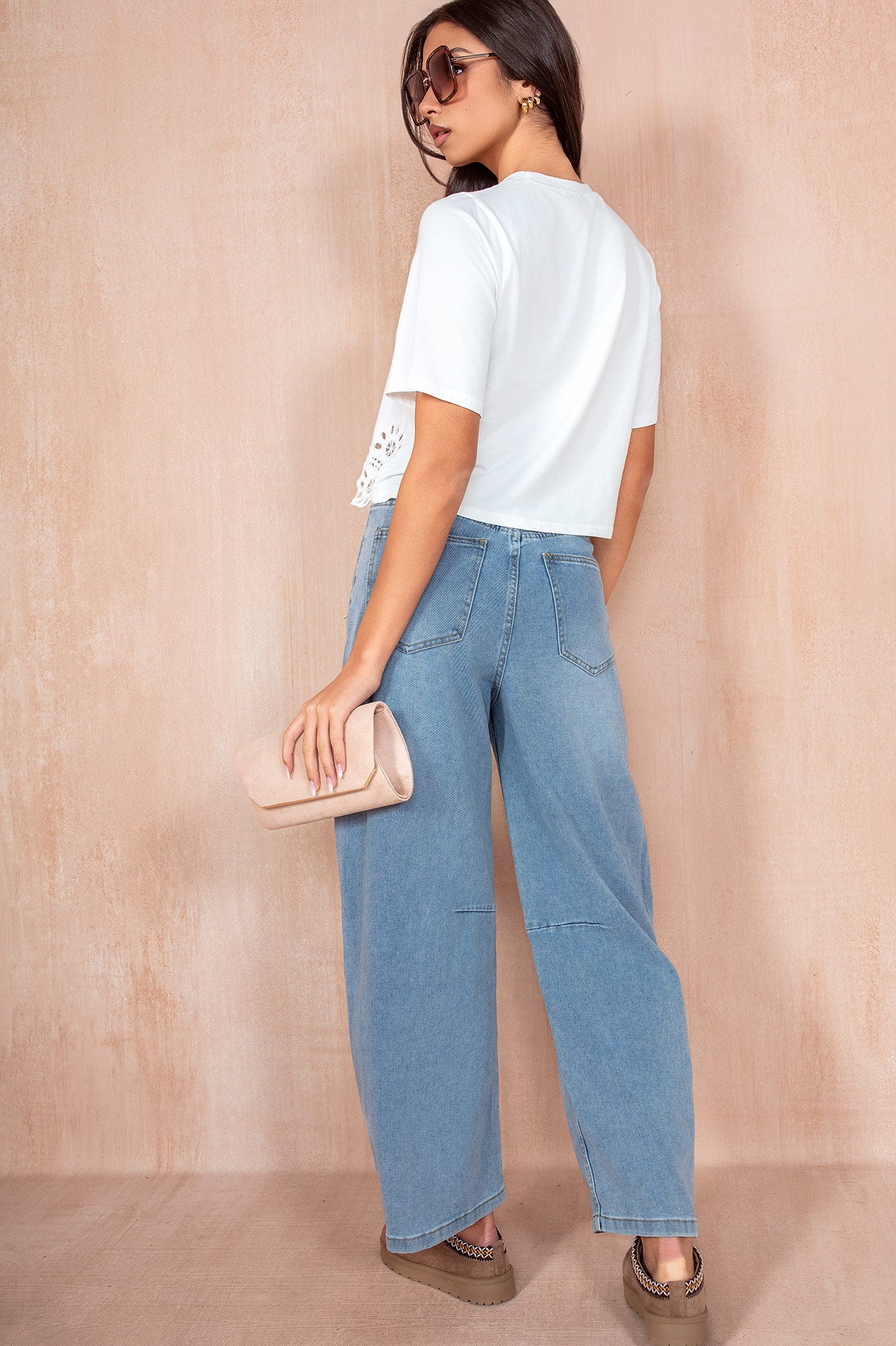 Elouise Blue Balloon Fit Jeans