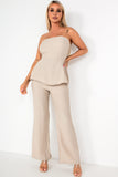 Emalee Taupe Linen Co Ord