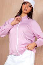 Emryn Pink Zip Up Hoodie