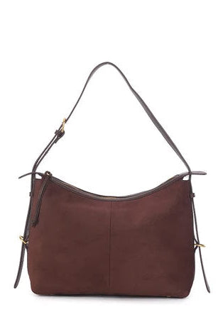 Estella Chocolate Suedette Bag