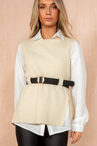 Finlee Stone 2 in 1 Belted Knit Shirt