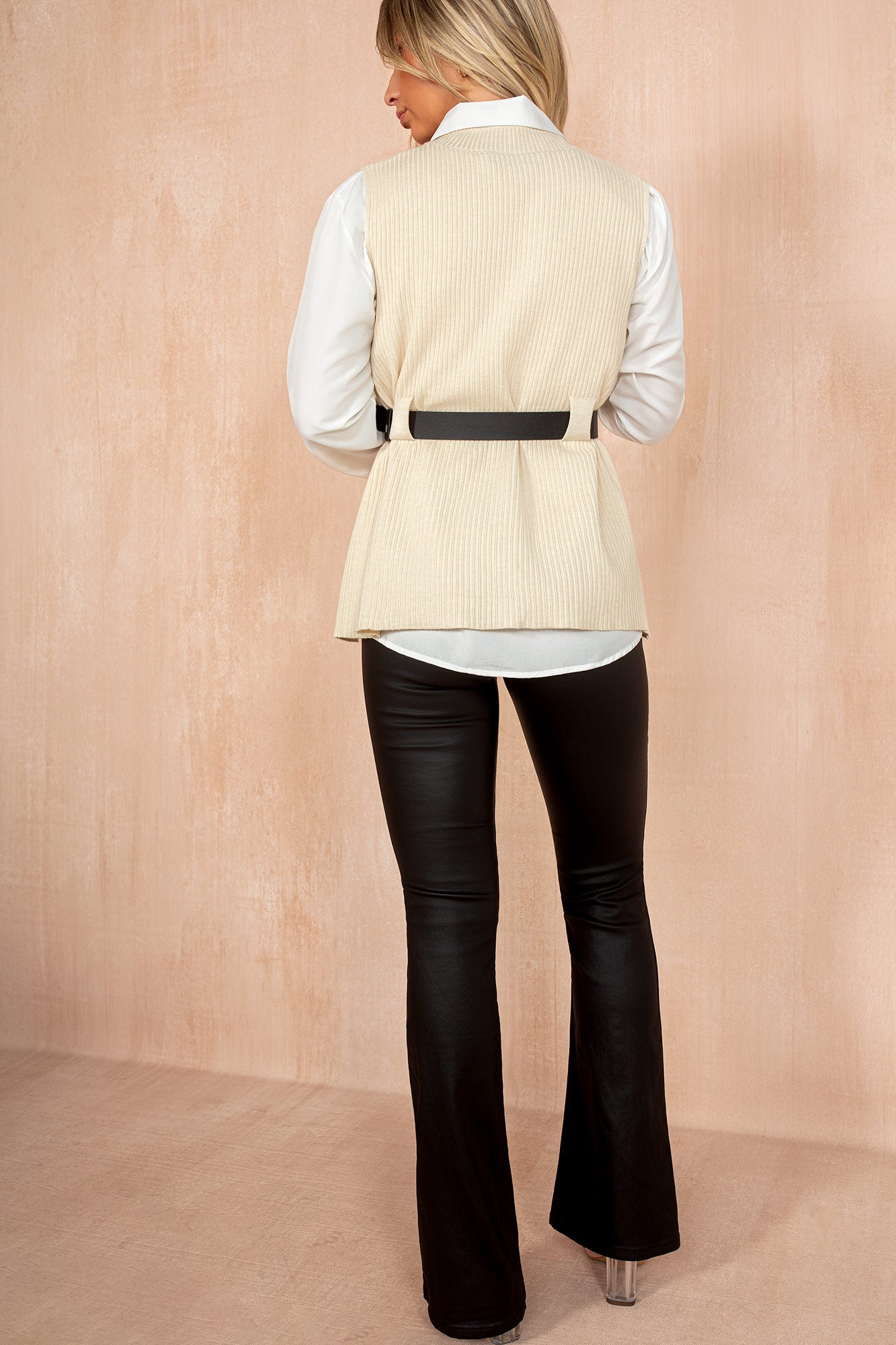Finlee Stone 2 in 1 Belted Knit Shirt