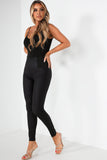 Freda Black Wax Leggings