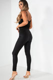 Freda Black Wax Leggings