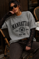 Freddi Grey Knit 'Manhattan New York' Jumper
