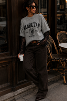 Freddi Grey Knit 'Manhattan New York' Jumper