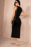 Gabi Black Cargo Dress