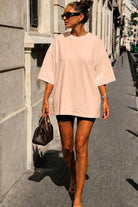 Gayel Salmon Cut Out T-Shirt