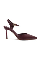 Genesis Burgundy Court Heels