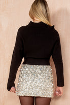 Gillian Stone Sequin Disc Mini Skirt