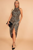 Girl In Mind Alessia Leopard Print Dress