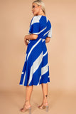 Girl In Mind Nadine Blue Striped Dress