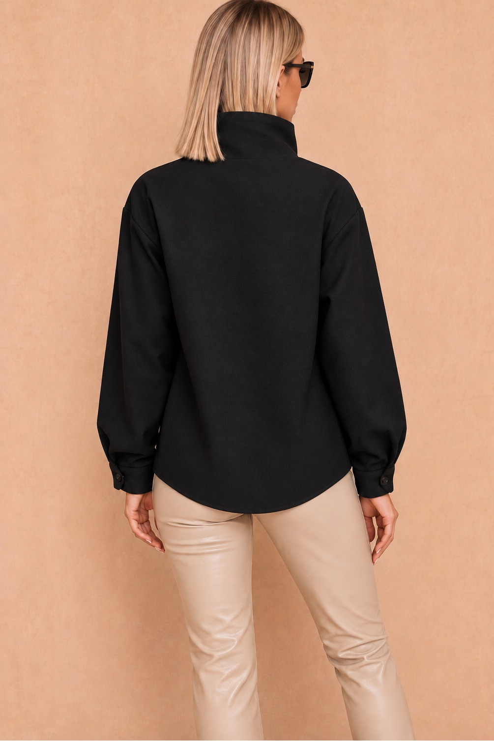 Glynda Black Wrap Over Top