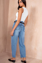 Gracie Blue Denim Mom Jeans