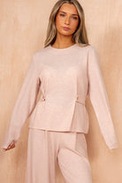 Gracie Pink Soft Knit Top