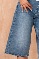 Grecia Blue Denim Jorts