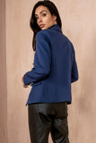 Haddie Navy Button Detail Blazer