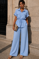 Haden Blue and Pink Polka Dot Co Ord