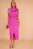 Hadleigh Pink Slinky Dress
