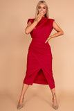Hadleigh Red Slinky Dress