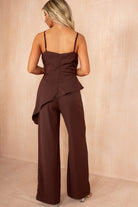 Harper Chocolate Asymmetric Co Ord