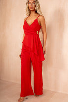 Harper Red Asymmetric Co Ord