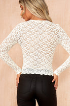 Harriet Cream Velvet Embroidered Top