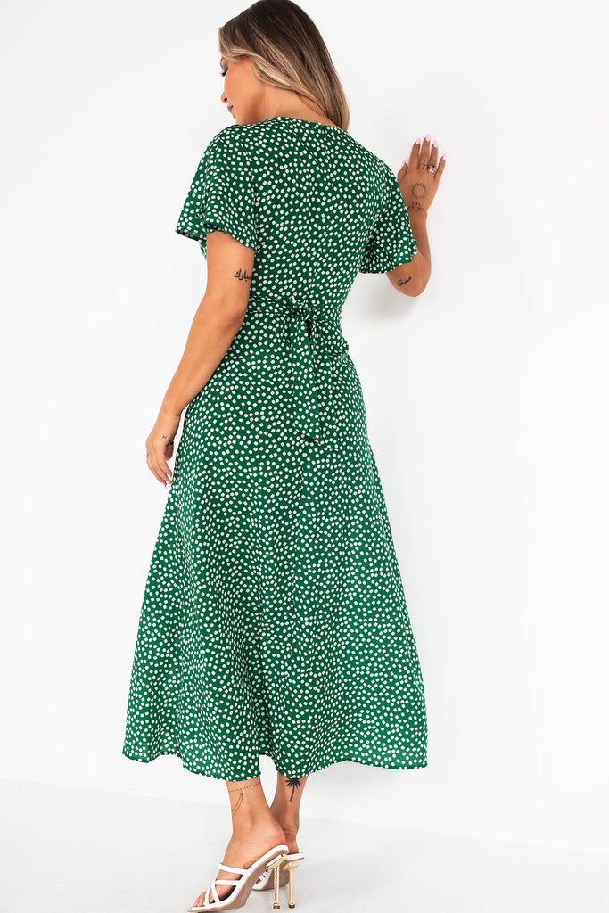 Harriet Green Ditsy Print Dress