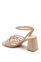 Hayleigh Stone Knotted Block Heels