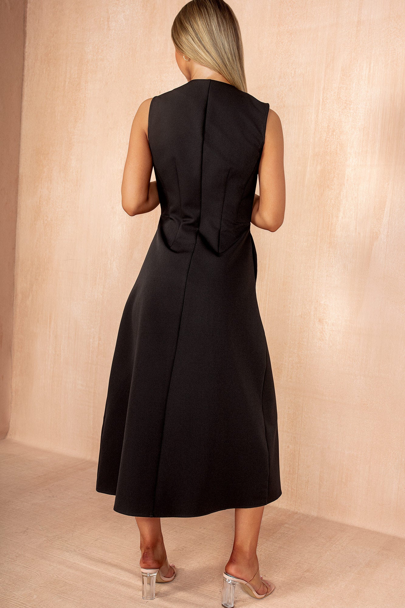 significant other darcy backless dress Significant Other Darcy Backless Dress - Azure Blue main image 1