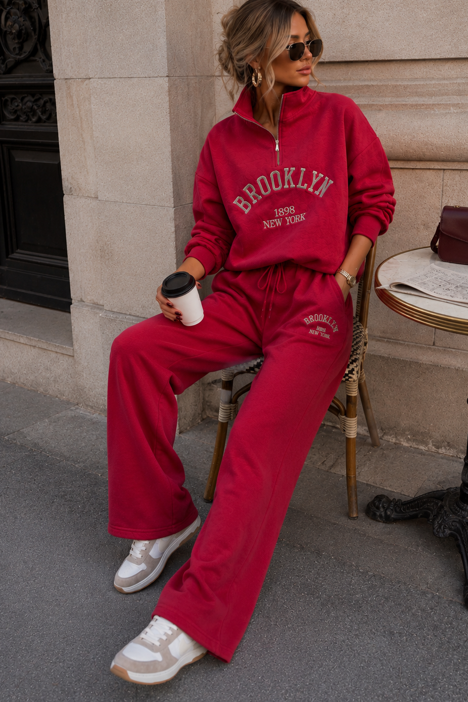 Helma Red Brooklyn Tracksuit