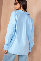 Hesper Blue Oversized Shirt