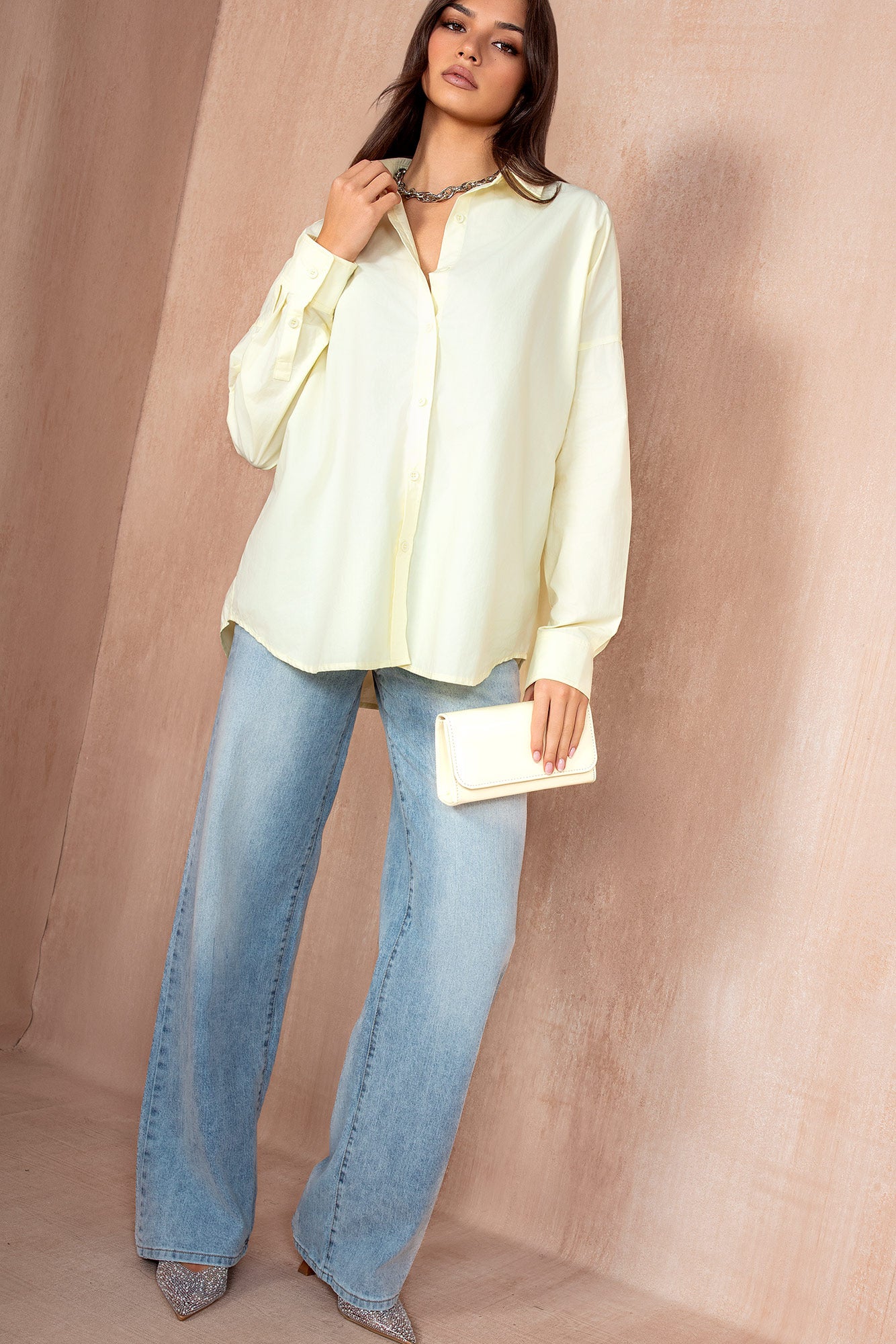 Hesper Lemon Oversized Shirt