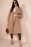 Holland Camel Belted Trench Coat