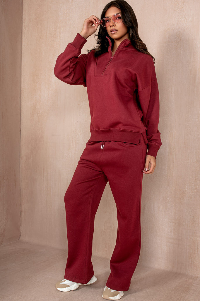 Indie Burgundy Tracksuit