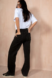 Irina Black Wide Leg Jeans