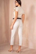 Isabel Stone Belted Trousers