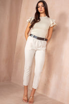 Isabel Stone Belted Trousers