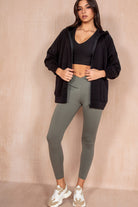 Isadora Khaki Sculpt Leggings