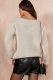 Izzy Stone Fluffy Knit Jumper