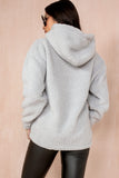 Jada Grey Teddy Hoodie