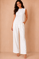 Jaden White Trouser Co Ord