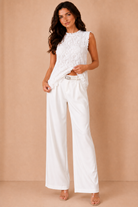 Jaden White Trouser Co Ord