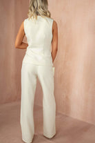 Jamie Ivory Square Neck Waistcoat